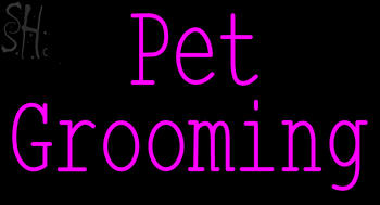 Custom Pet Grooming Neon Sign 2