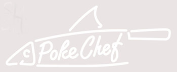 Custom Poke Chefc Sushi Bowl Neon Sing 4