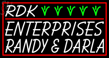 Custom Rdk Enterprises Randy And Darla Neon Sign 2