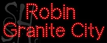 Custom Robin Granite City Neon Sign 3