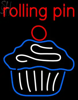 Custom Rolling Pin Cupcake Neon Sign 1