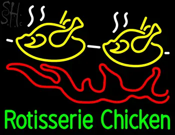 Custom Rotisserie Chicken Neon Sign 1