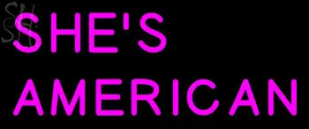 Custom Shes American Neon Sign 1