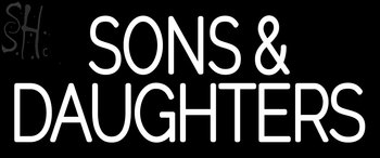 Custom Sons And Daughters Neon Sign 2