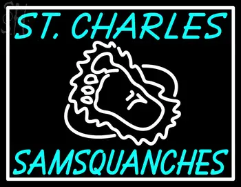 Custom St Charles Samsquanches Neon Sign 6