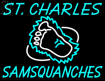 Custom St Charles Samsquanches Neon Sign 7
