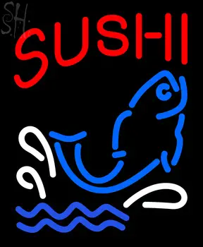 Custom Sushi With Fish Diet Neon Sign 1