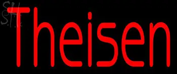 Custom Theisen Neon Sign 4