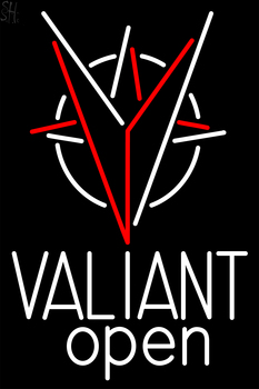 Custom Valiant Open Logo Neon Sign 3
