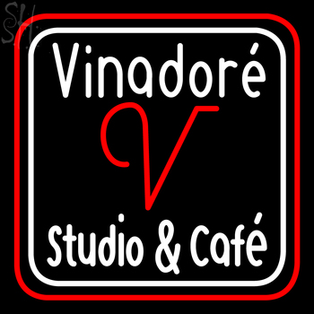 Custom Vinadore V Cafe And Studio Neon Sign 7