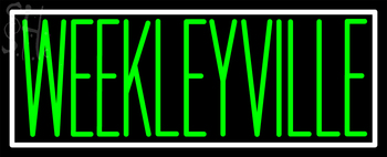 Custom Weekleyville Neon Sign 4
