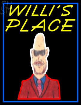 Custom Willie Place Neon Sign 7