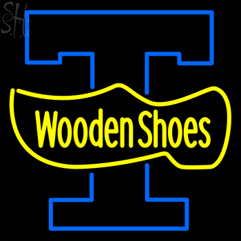 Custom Wooden Shoes Neon Sign 1