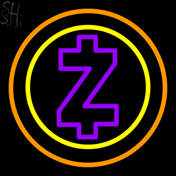 Custom Zcash Accepted Here Neon Sign 8