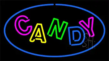 Candy Blue Neon Sign