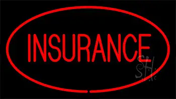 Red Insurance Red Neon Sign