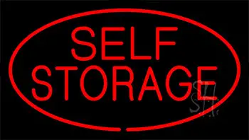 Red Self Storage Neon Sign