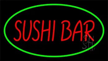 Sushi Bar Green Neon Sign