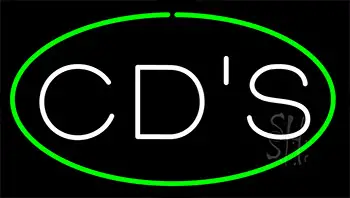 Cds Green Neon Sign
