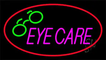 Eye Care Animated Neon Sign