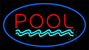 Pool Blue Neon Sign