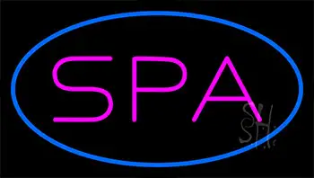 Spa Blue Neon Sign