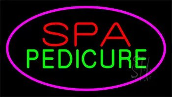 Spa Pedicure Pink Neon Sign