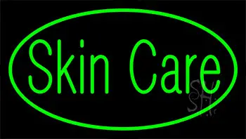 Skin Care Green Neon Sign