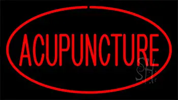 Acupuncture Red Neon Sign