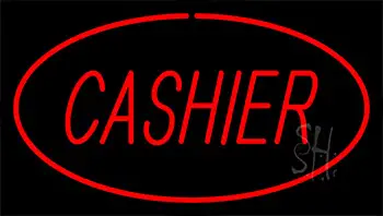 Cashier Red Neon Sign