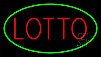 Lotto Green Neon Sign
