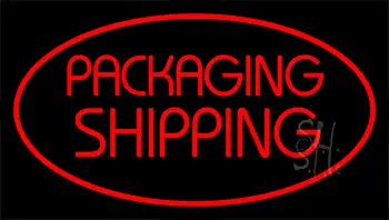 Packaging Shipping Red Neon Sign