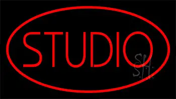 Red Studio Neon Sign