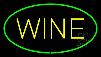 Wine Green Neon Sign
