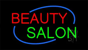 Beauty Salon Animated Neon Sign
