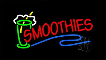 Smoothies Animated Neon Sign