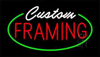 Custom Framing Flashing Neon Sign