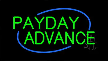 Payday Advance Animated Neon Sign