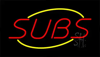 Red Subs Animated Neon Sign