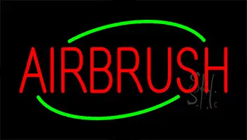 Airbrush Animated Neon Sign