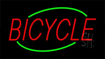 Bicycle Flashing Neon Sign
