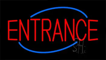 Entrance Animated Neon Sign