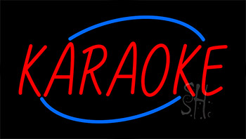 Karaoke Flashing Neon Sign