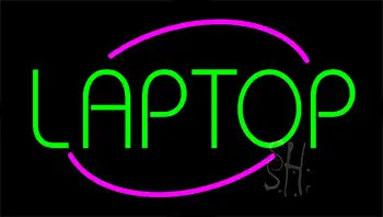 Laptop Animated Neon Sign