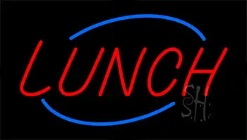 Lunch Animated Neon Sign
