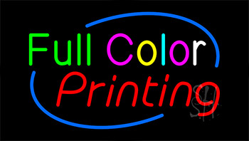 Full Color Printing Animated Neon Sign