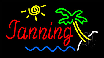 Tanning Animated Neon Sign
