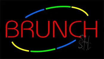 Brunch Animated Neon Sign