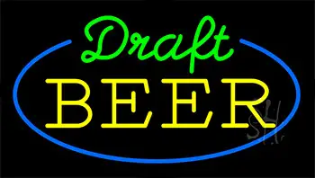 Draft Beer Animated Neon Sign