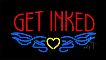 Get Inked Logo Animated Neon Sign